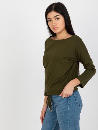 Bluzka Khaki - zdjęcie 3