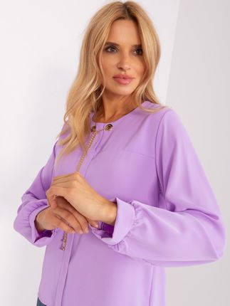 Bluzka Jasny fioletowy - zdjęcie 2