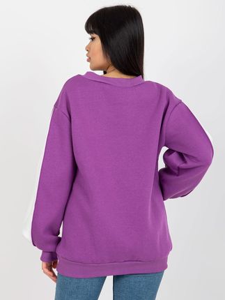 Bluza Fioletowy - zdjęcie 3