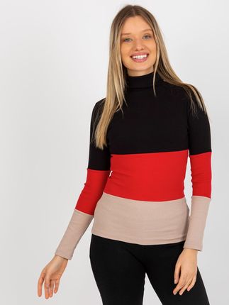 Bluzka Czarno-czerwony - zdjęcie 3