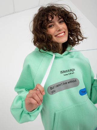 Bluza Mietowy - zdjęcie 2