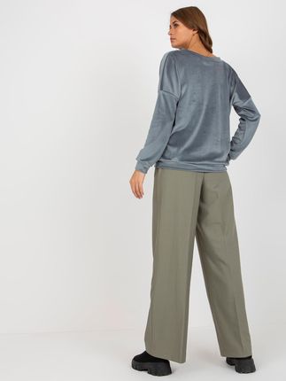 Bluza Szaro-niebieski - zdjęcie 3