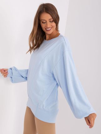 Bluza Jasny niebieski - zdjęcie 2