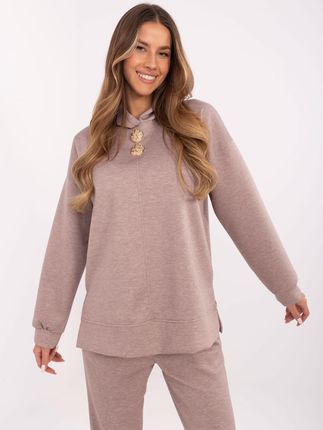 Bluza Ciemny bezowy - zdjęcie 2