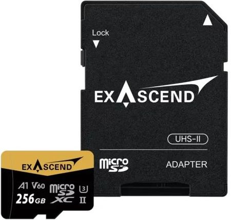 Karta pamięci Exascend Catalyst UHS-II V60 microSD 256GB - zdjęcie 3
