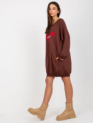 Bluza Ciemny brązowy - zdjęcie 3