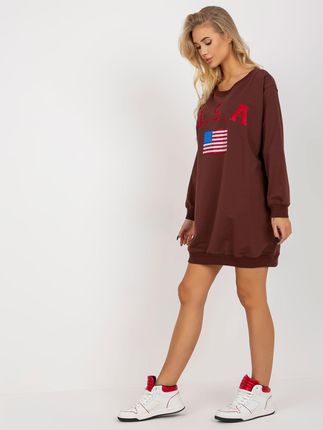 Bluza Ciemny brązowy - zdjęcie 2