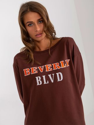 Bluza Ciemny brązowy - zdjęcie 2