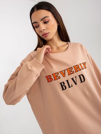 Bluza Ciemny bezowy - zdjęcie 3