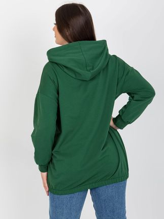 Bluza Ciemny zielony - zdjęcie 2