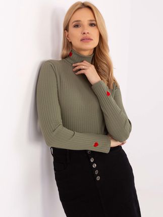 Bluzka Khaki - zdjęcie 3