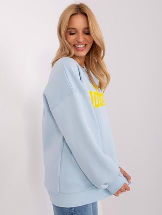 Bluza Jasny niebieski - zdjęcie 3