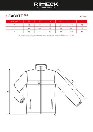 Jacket polar damski bluza polarowa z izolującego materiału Malfini - zdjęcie 4