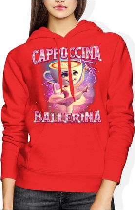 Cappuccina Ballerina Cappuccino Damska bluza z kapturem (S, Różowy) - zdjęcie 2