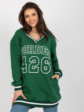 Bluza Ciemny zielony - zdjęcie 3