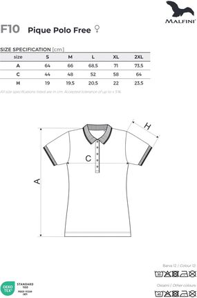 Codzienna Elegancja - Koszulka Polo Damska PIQUE POLO FREE - zdjęcie 3