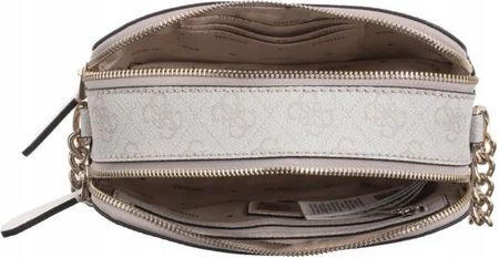 Damska Mała Torebka Guess Noelle Crossbody Camera Bone HWBD78 Szare - zdjęcie 2