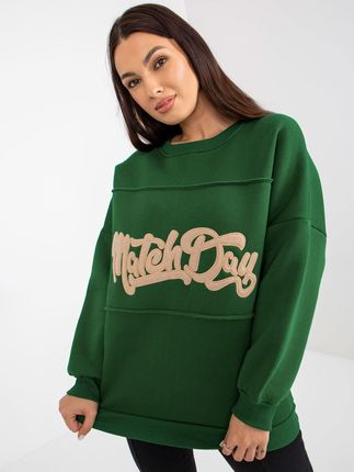 Bluza Ciemny zielony - zdjęcie 3