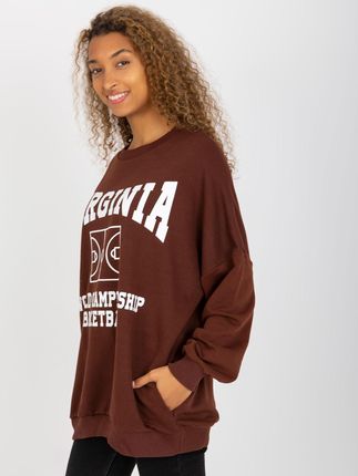 Bluza Ciemny brązowy - zdjęcie 3