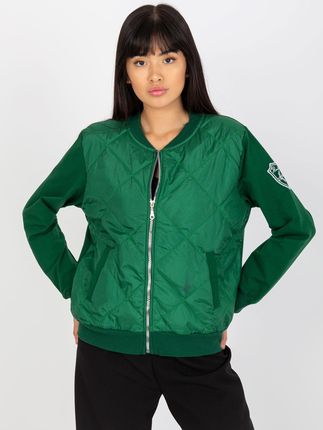 Bluza Ciemny zielony - zdjęcie 2