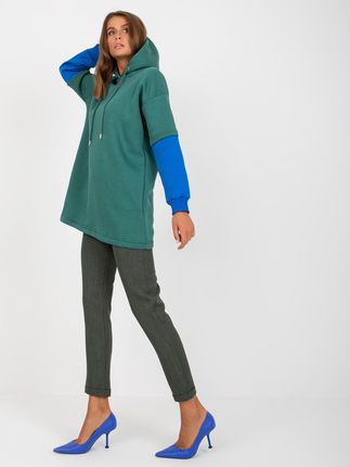 Bluza Ciemny zielony - zdjęcie 2