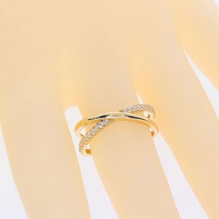 Intergold Złoty pierścionek Próby 585 19 - zdjęcie 3