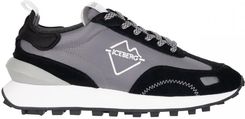 Ranking ICEBERG skórzane włoskie sneakersy NOWOŚĆ GREY Popularne włoskie buty