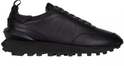 Ranking ICEBERG skórzane włoskie sneakersy NOWOŚĆ NERO Popularne włoskie buty