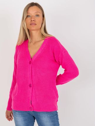 Sweter Fluo różowy - zdjęcie 3