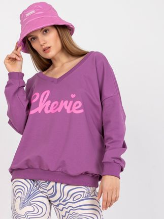 Bluza Fioletowy - zdjęcie 2
