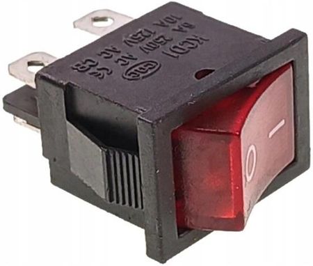Abc Przełącznik Kołyskowy Bistabilny Kcd1-4 Czerwony On/Off 250V 4Pin 16583 - zdjęcie 2
