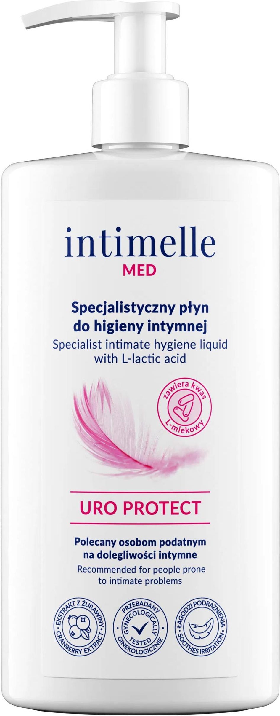 Zdjęcie Intimelle Uro Protect Specjalistyczny Płyn Do Higieny Intymnej 300ml - Gliwice