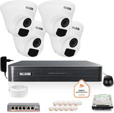 Zdjęcie Bcs Zestaw Monitoringu Ip Basic 4X Kamera Bcs-B-Eip12Fr3(2.0) Rejestrator Z Dyskiem 1Tb (Z49089T4) - Łęczna