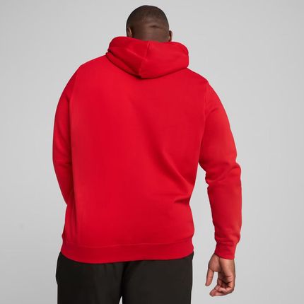 Bluza męska Puma ESS No.1 Logo Hoodie FL czerwona 682570 11 - zdjęcie 3