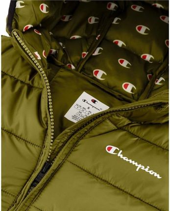 Męska kurtka sportowa Champion Hooded Kolor Zielony - L - zdjęcie 2