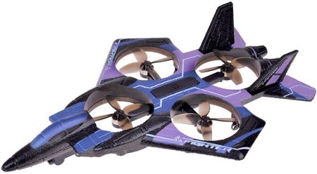 Jokomisiada Zdalnie Sterowany Dron Combat -Pojazd Latający+Kolorowe Diody Rc0704 Niebieski - zdjęcie 2