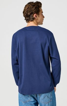 LEE LS SIGN OFF TEE NAVY 112357362 - zdjęcie 2