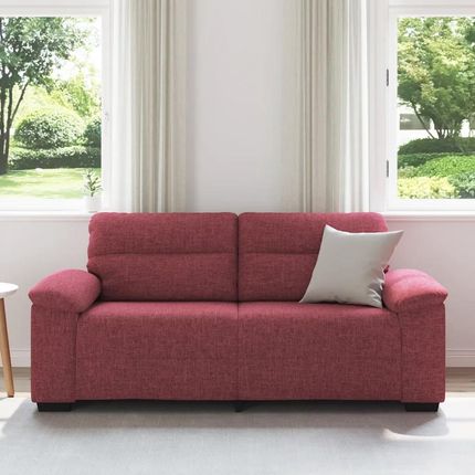 vidaXL Sofa 2 Osobowa Winna Czerwień 140Cm Tkaniną (4105310) - zdjęcie 2