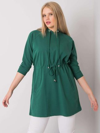 Bluza Ciemny zielony - zdjęcie 3