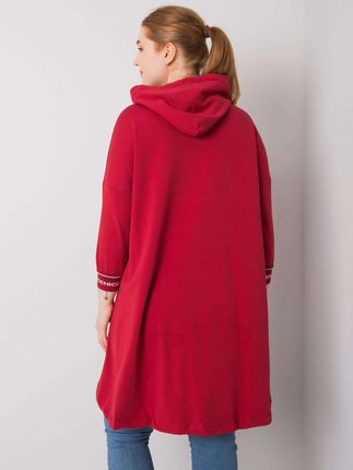 Bluza Bordowy - zdjęcie 3