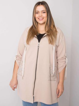 Bluza Beżowy - zdjęcie 2