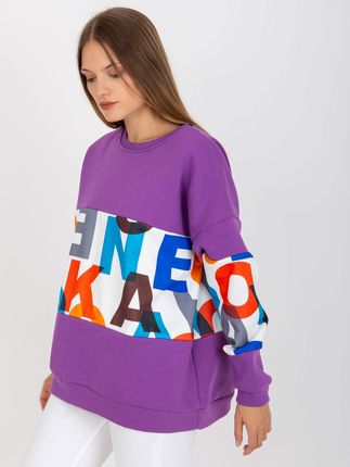 Bluza Fioletowy - zdjęcie 3