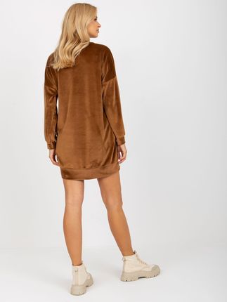 Tunika Camelowy - zdjęcie 3
