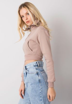 Bluza Ciemny bezowy - zdjęcie 2