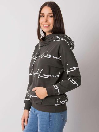 Bluza Ciemny khaki - zdjęcie 2