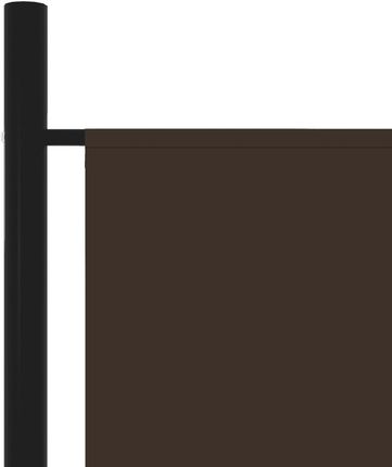 Zakito Home Parawan 5-Sk. Brązowy 250x180cm 100% Poliester (ZH320724) - zdjęcie 3