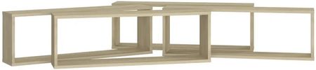 Zakito Home Zestaw Półek Ściennych Dąb Sonoma 80X15X26,5Cm (ZH807116) - zdjęcie 3