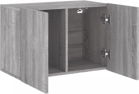 Zakito Home Szafka Tv Drewnopochodna Szary Dąb Sonoma 60X30X41Cm (ZH836948) - zdjęcie 3