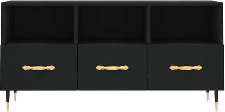 Zakito Home Solidna Szafka Tv 102X36X50 Czarna (ZH829013) - zdjęcie 4
