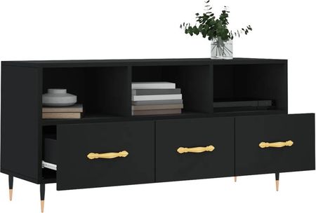 Zakito Home Solidna Szafka Tv 102X36X50 Czarna (ZH829013) - zdjęcie 3